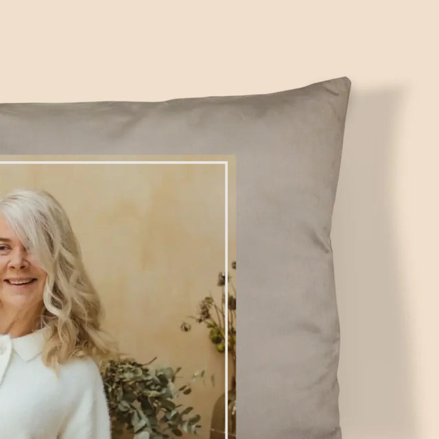 Fotka A Textem: Už Nic Nemusím! Důchodkyně - Polštář