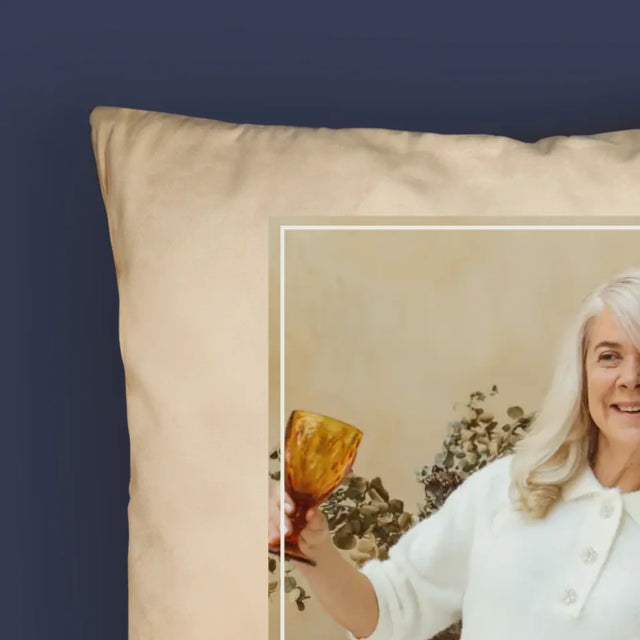 Fotka A Textem: Už Nic Nemusím! Důchodkyně - Polštář