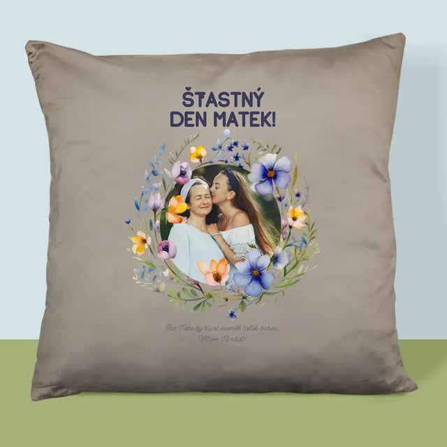 Fotka A Textem: Šťastný Den Matek - Polštář