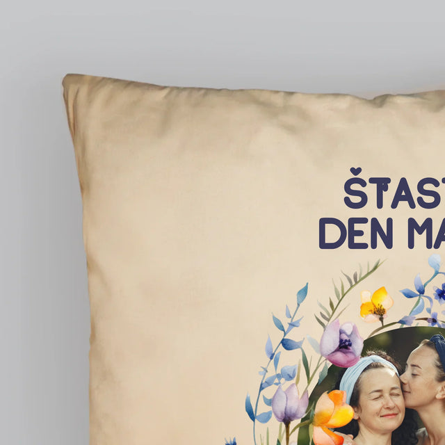 Fotka A Textem: Šťastný Den Matek - Polštář
