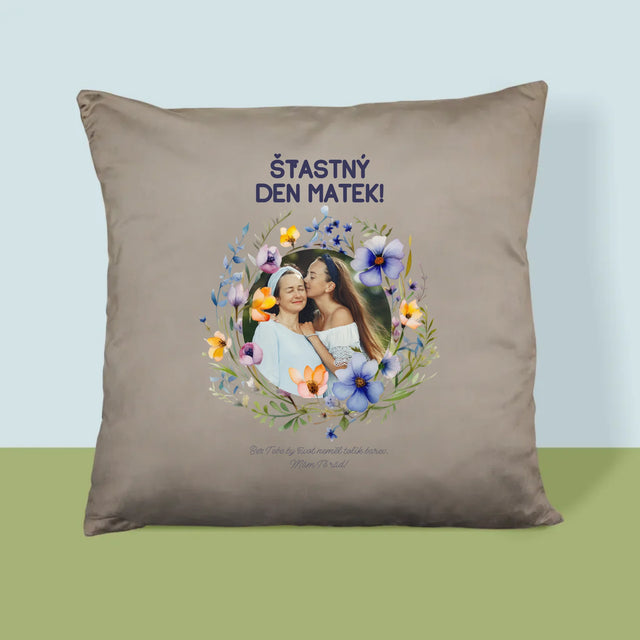 Fotka A Textem: Šťastný Den Matek - Polštář