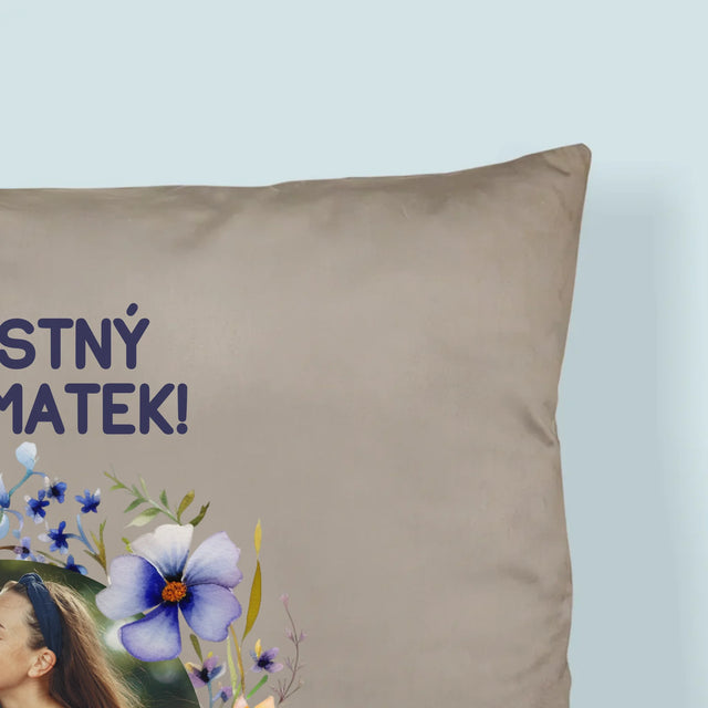 Fotka A Textem: Šťastný Den Matek - Polštář