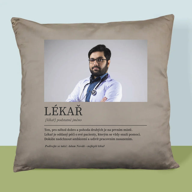 Fotka A Textem: Lékař Definice - Polštář