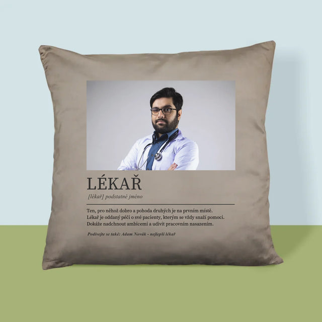 Fotka A Textem: Lékař Definice - Polštář