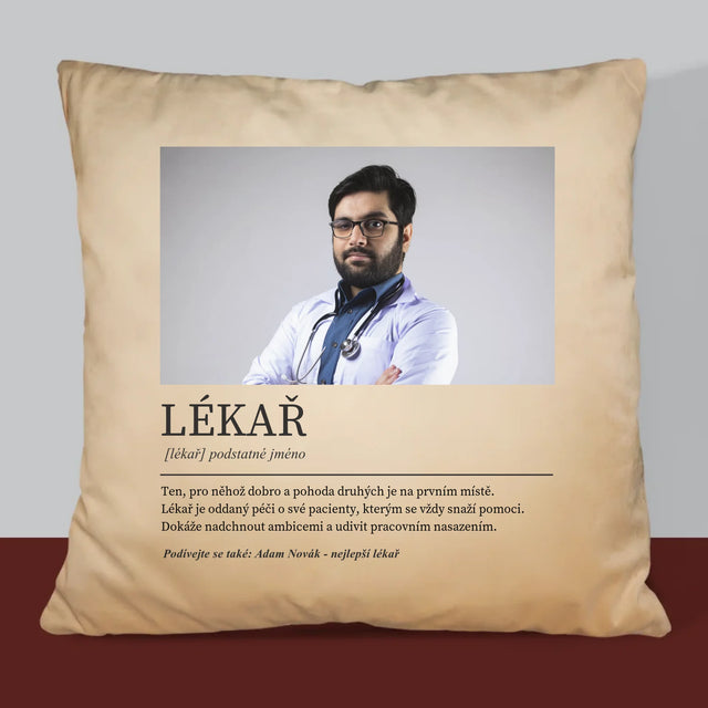 Fotka A Textem: Lékař Definice - Polštář