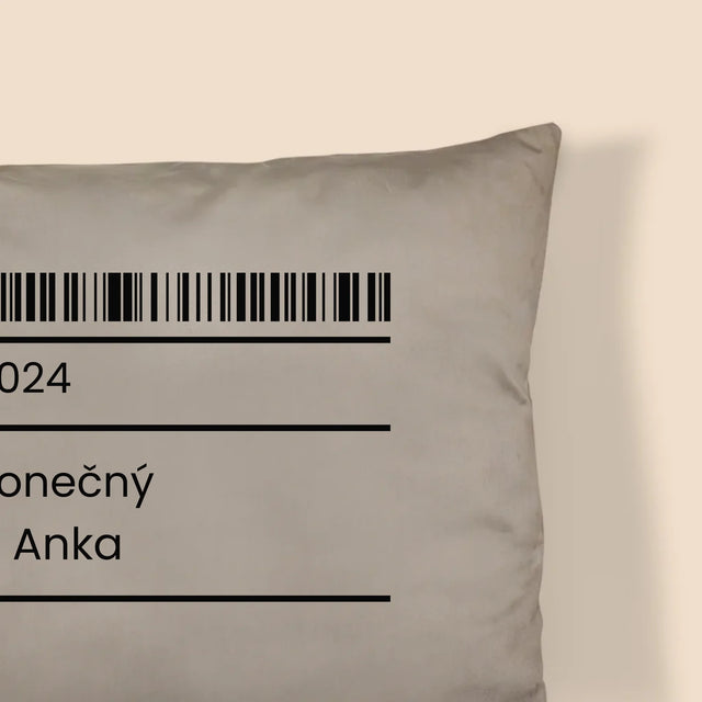 Jméno A Nápis: Recept Na Štěstí - Polštář