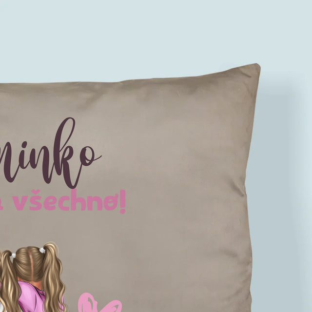 Designér Postav: Máma S Dítětem - Polštář