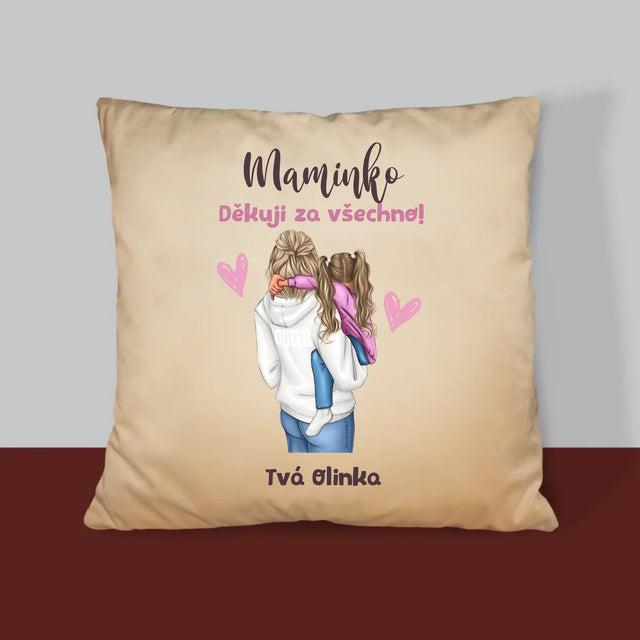 Designér Postav: Máma S Dítětem - Polštář