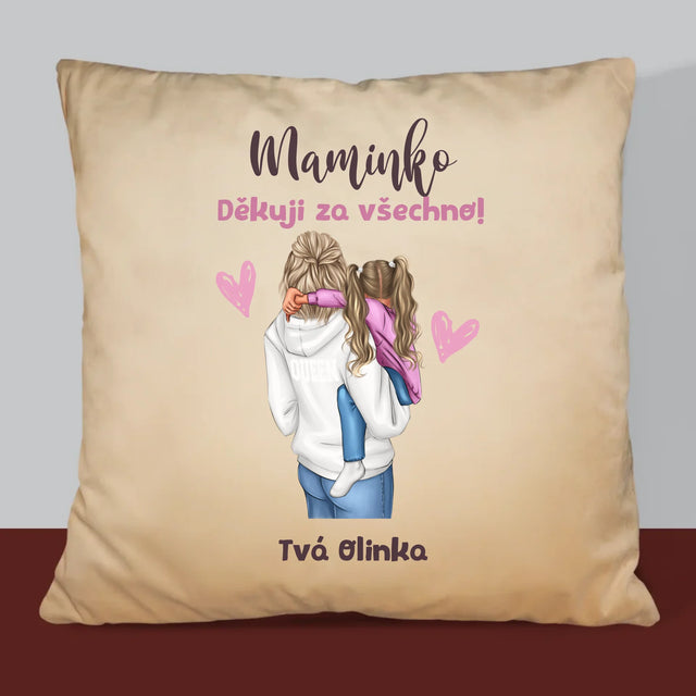 Designér Postav: Máma S Dítětem - Polštář