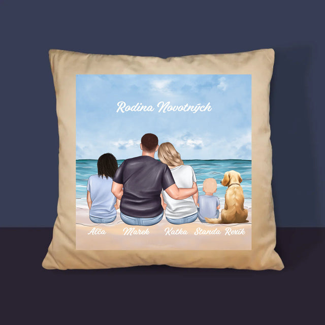 Designér Postav: Rodinný Portrét - Polštář