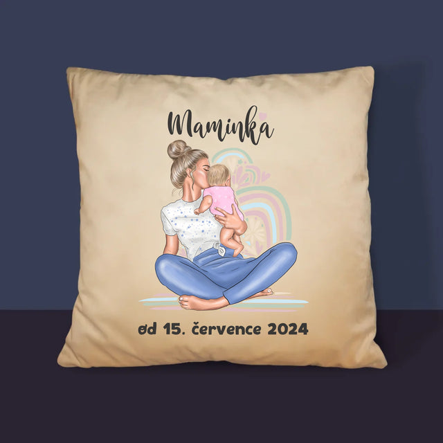 Designér Postav: Mladá Mamina - Polštář