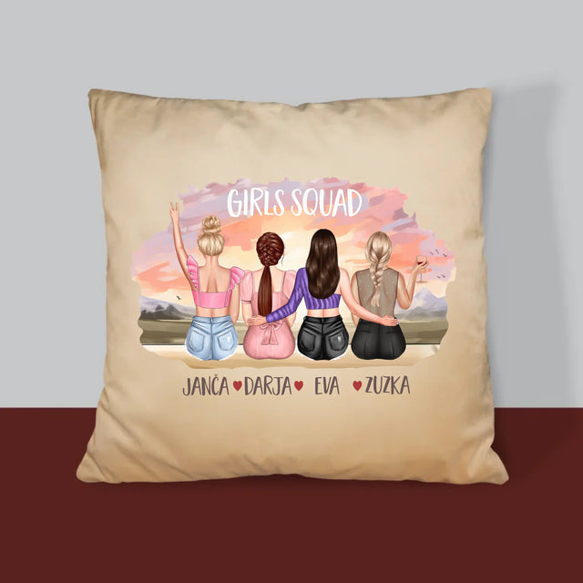 Designér Postav: Girls Squad - Polštář