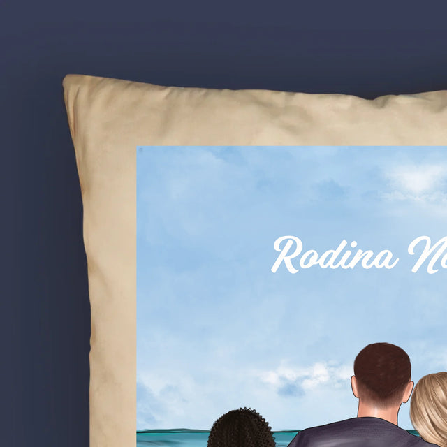 Designér Postav: Rodinný Portrét - Polštář