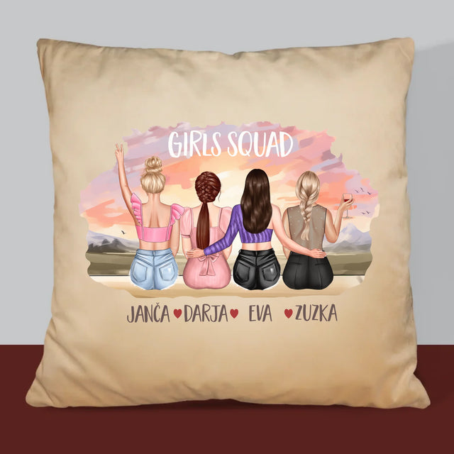 Designér Postav: Girls Squad - Polštář