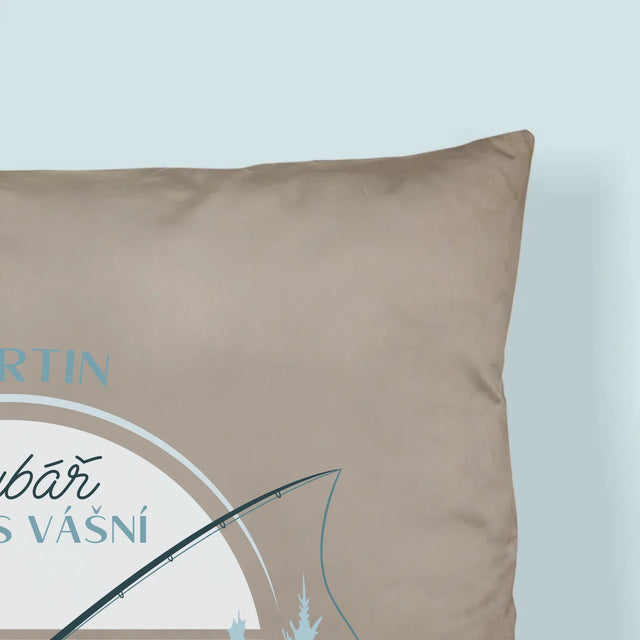 Tvar Z Fotek: Rybář S Vášní - Polštář