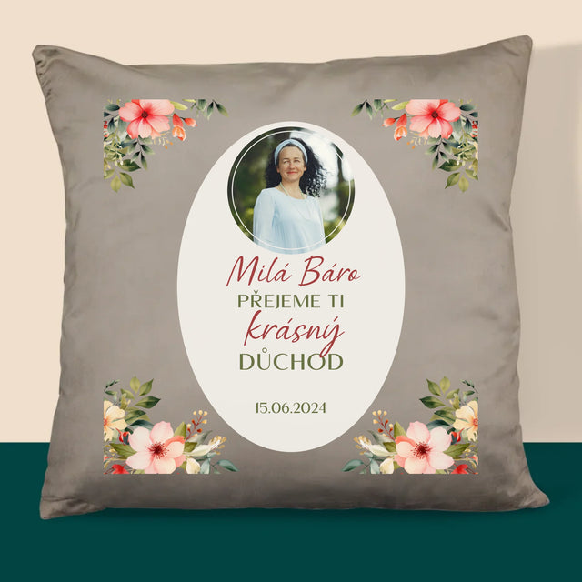 Fotka A Textem: Krásný Důchod - Polštář