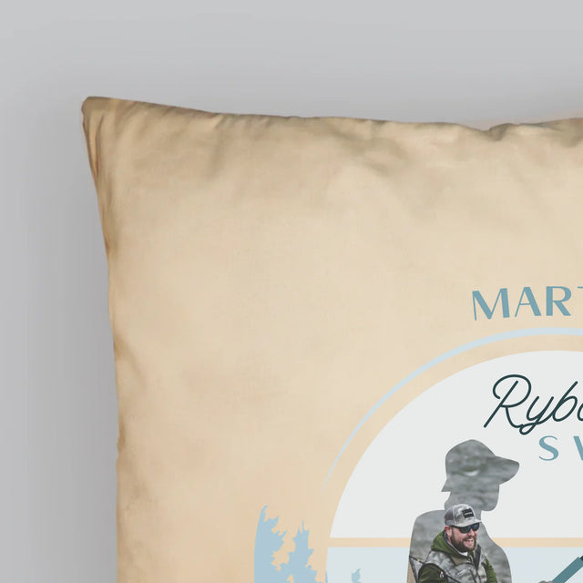 Tvar Z Fotek: Rybář S Vášní - Polštář