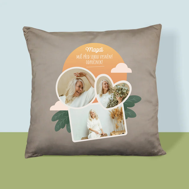 Fotokoláž: Vysněný Odpočinek - Polštář
