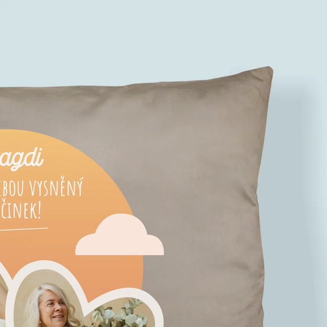 Fotokoláž: Vysněný Odpočinek - Polštář