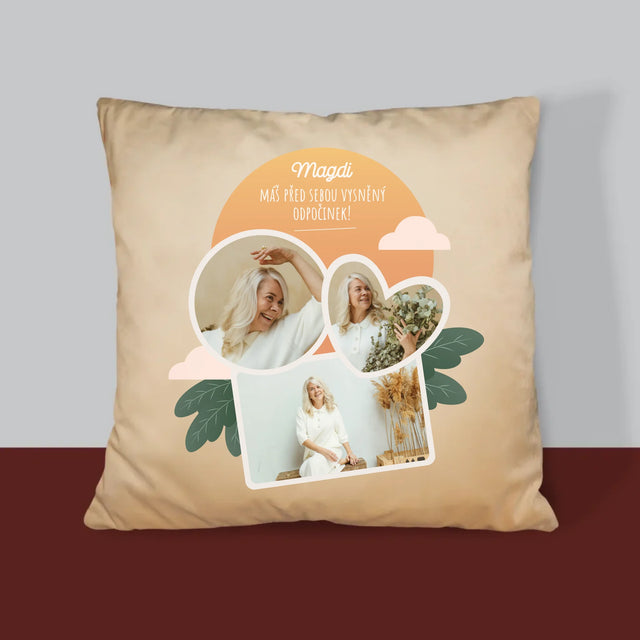 Fotokoláž: Vysněný Odpočinek - Polštář
