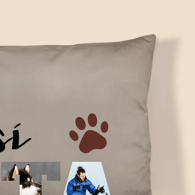 Slovo Z Fotek: Psí Máma Ve Fotkách - Polštář