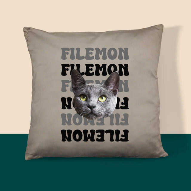 Tvoje Postava: Fotka Mazlíčka S Jménem - Polštář