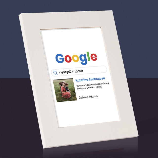 Fotka A Textem: Nejlepší Máma Výsledek Google - Fotorámeček