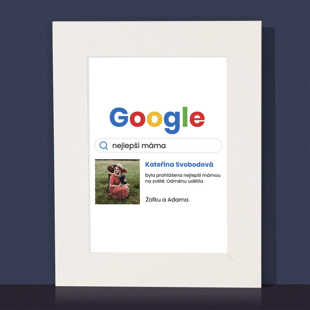 Fotka A Textem: Nejlepší Máma Výsledek Google - Fotorámeček