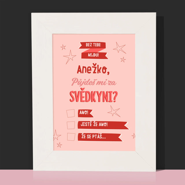 Jméno A Nápis: Bez Tebe Nejdu - Fotorámeček