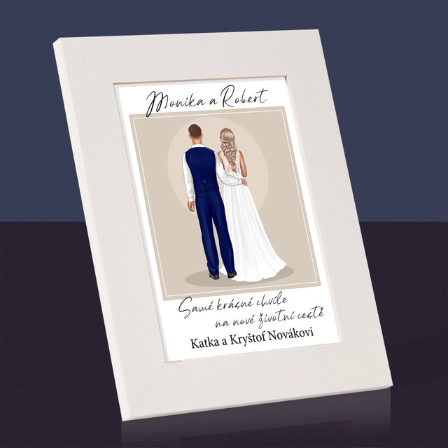 Designér Postav: Novomanželé - Fotorámeček