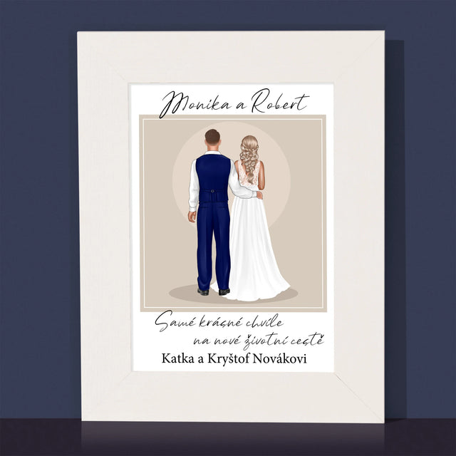 Designér Postav: Novomanželé - Fotorámeček