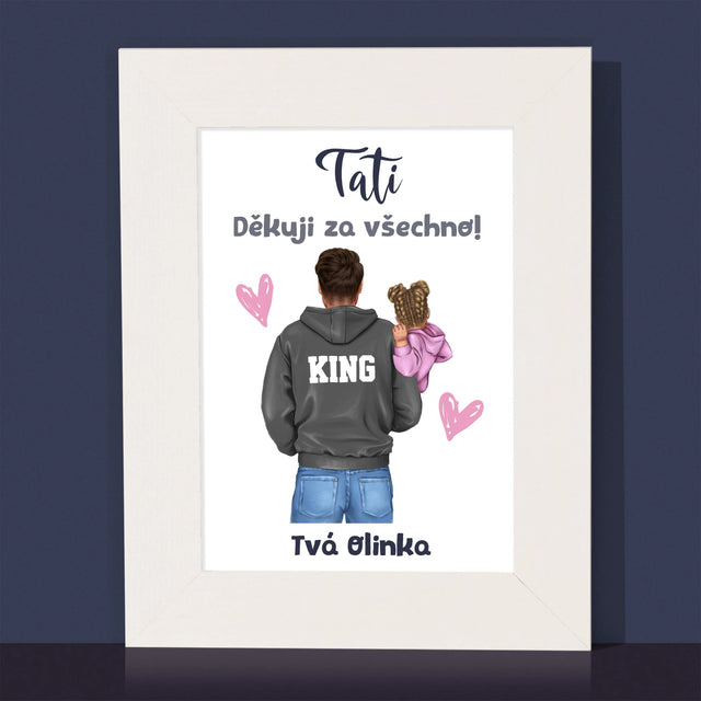 Designér Postav: Táta S Dítětem - Fotorámeček
