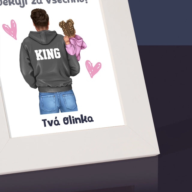 Designér Postav: Táta S Dítětem - Fotorámeček