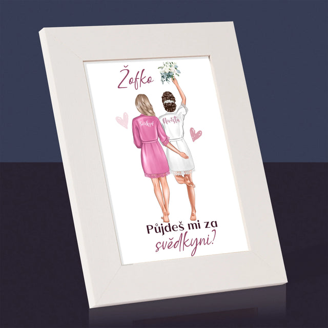 Designér Postav: Půjdeš Mi Za Svědkyni - Fotorámeček