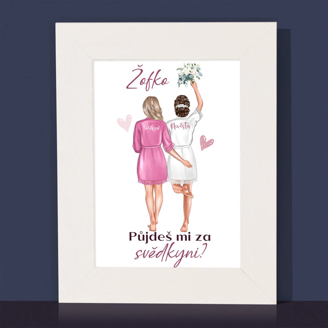 Designér Postav: Půjdeš Mi Za Svědkyni - Fotorámeček