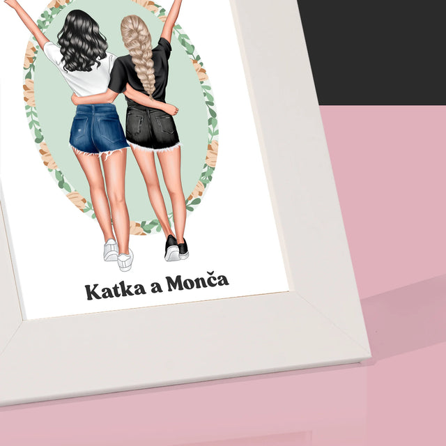 Designér Postav: Best Friends - Fotorámeček