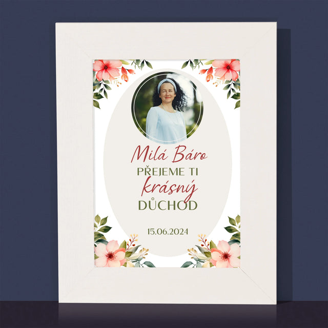 Fotka A Textem: Krásný Důchod - Fotorámeček