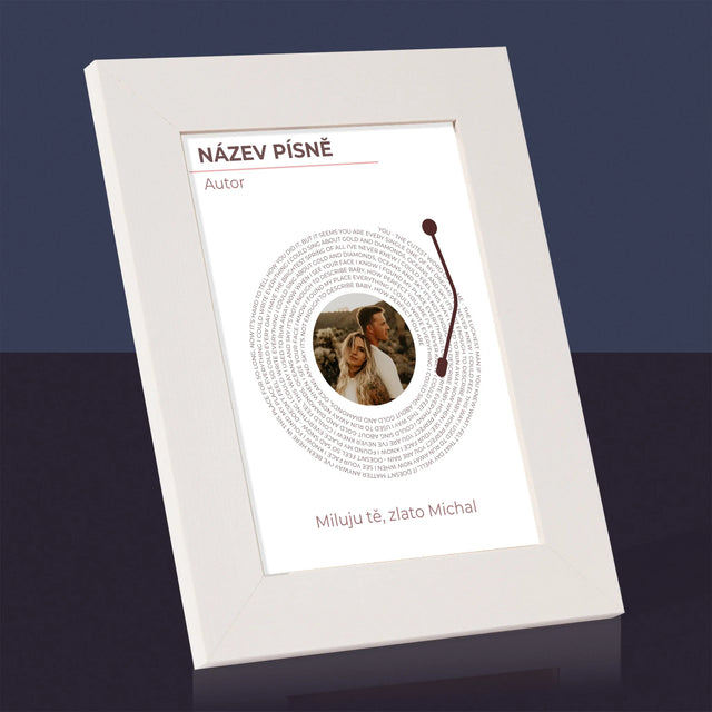 Fotka A Textem: Naše Píseň Na Lp - Fotorámeček