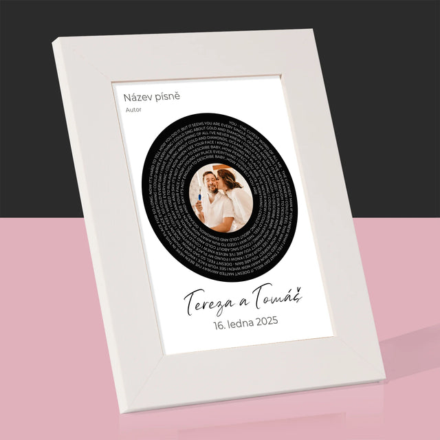 Fotka A Textem: Text Písně S Vaší Fotkou - Fotorámeček
