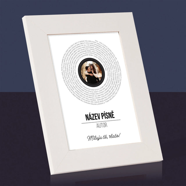 Fotka A Textem: Text Písně Na Albu - Fotorámeček