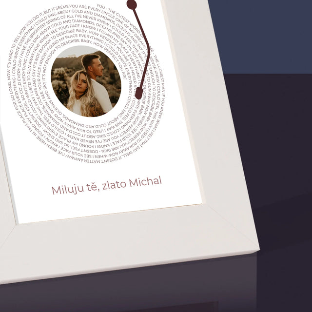 Fotka A Textem: Naše Píseň Na Lp - Fotorámeček