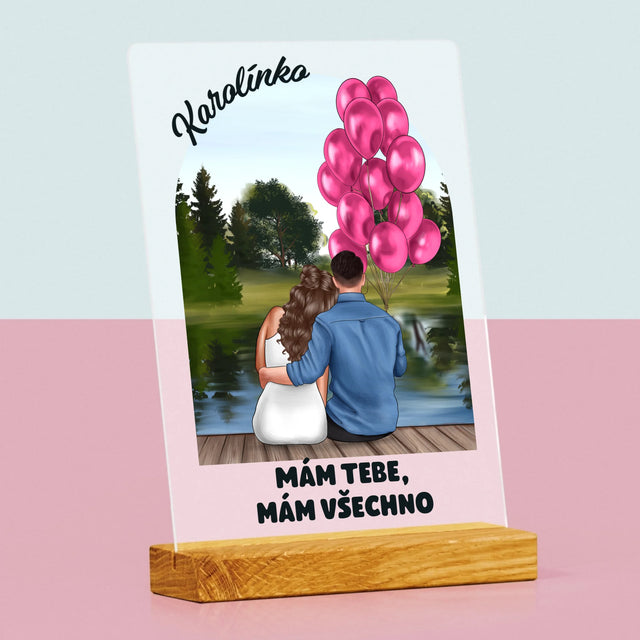 Designér Postav: Ona A On - Tisk Na Akrylovém Skle