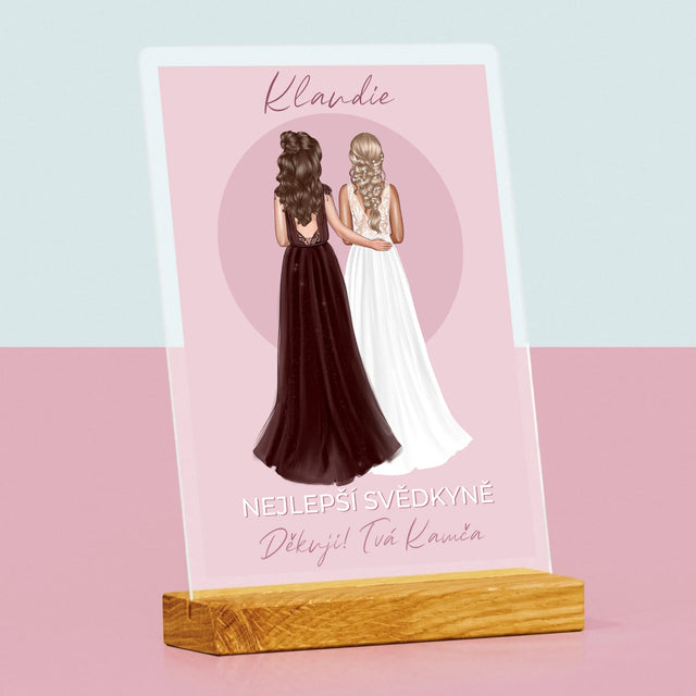 Designér Postav: Nejlepší Svědkyně - Tisk Na Akrylovém Skle
