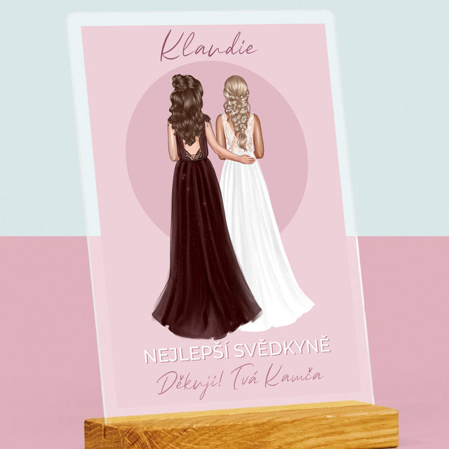 Designér Postav: Nejlepší Svědkyně - Tisk Na Akrylovém Skle