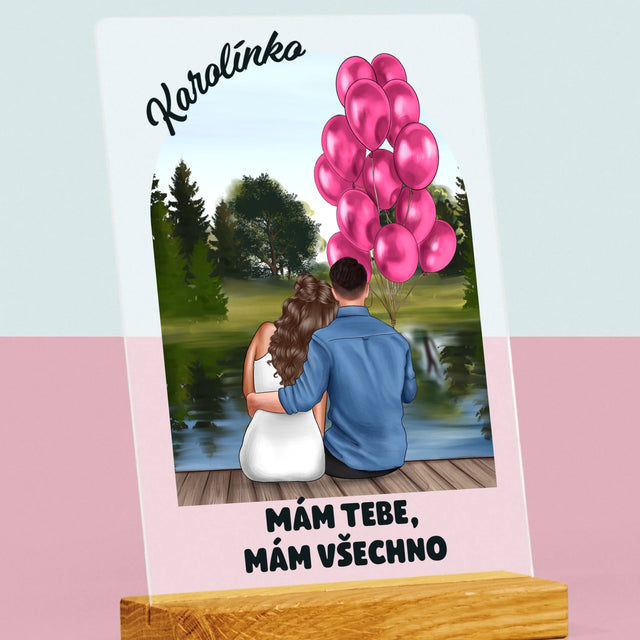 Designér Postav: Ona A On - Tisk Na Akrylovém Skle