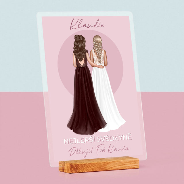 Designér Postav: Nejlepší Svědkyně - Tisk Na Akrylovém Skle