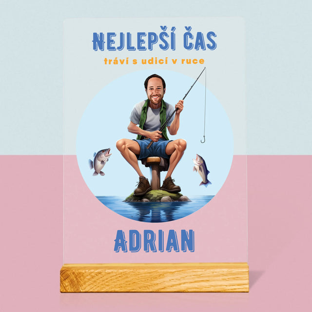 Fotka A Textem: Nejlepší Čas - Tisk Na Akrylovém Skle