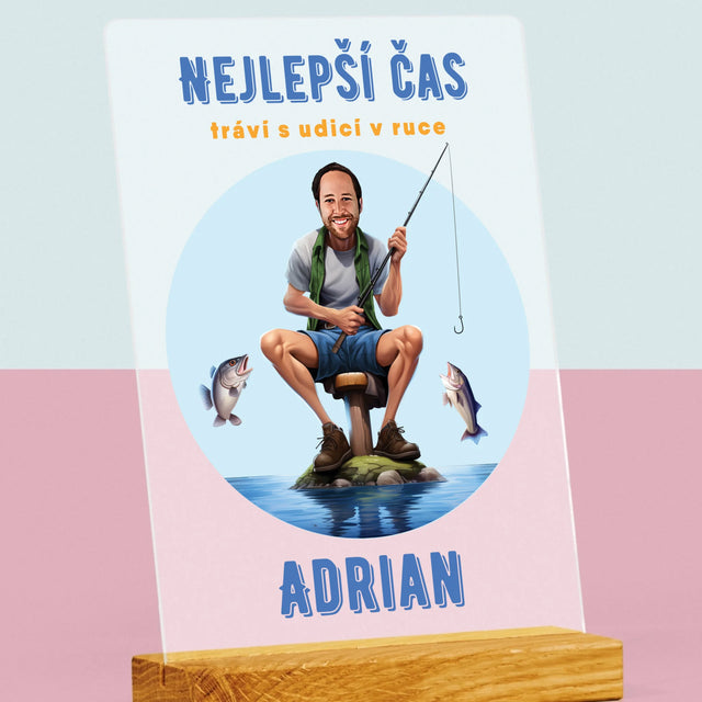 Fotka A Textem: Nejlepší Čas - Tisk Na Akrylovém Skle