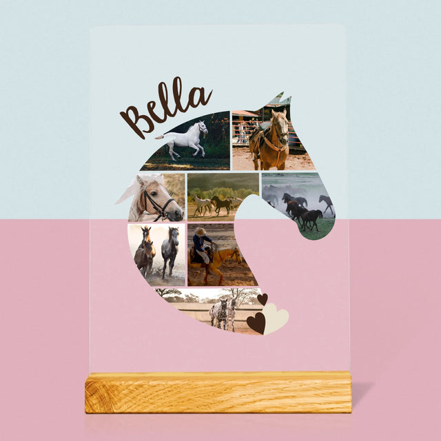 Tvar Z Fotek: Kůň - Tisk Na Akrylovém Skle