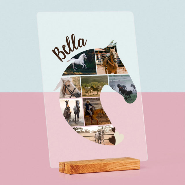 Tvar Z Fotek: Kůň - Tisk Na Akrylovém Skle